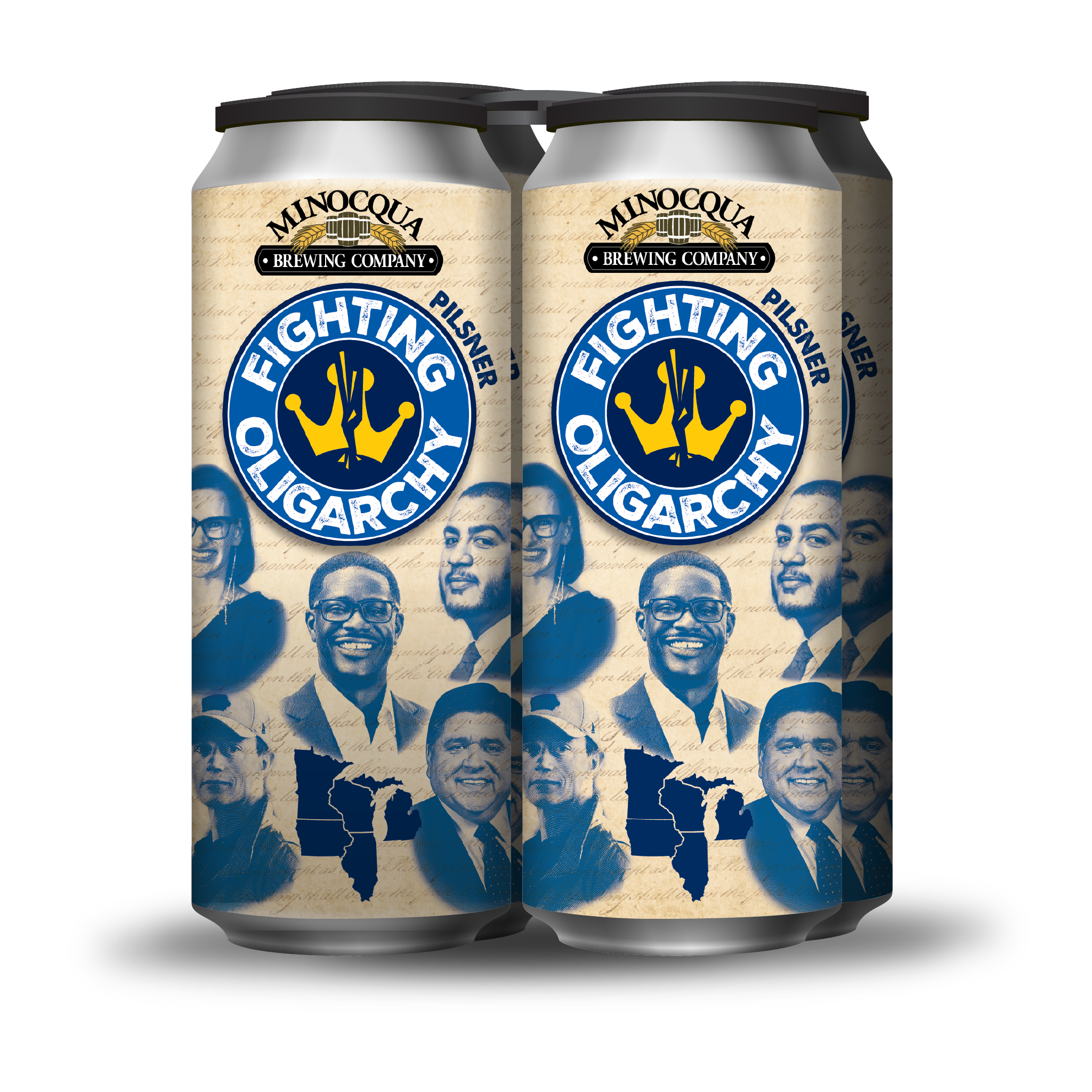 Fighting Oligarchy Pilsner, 16oz 4pk