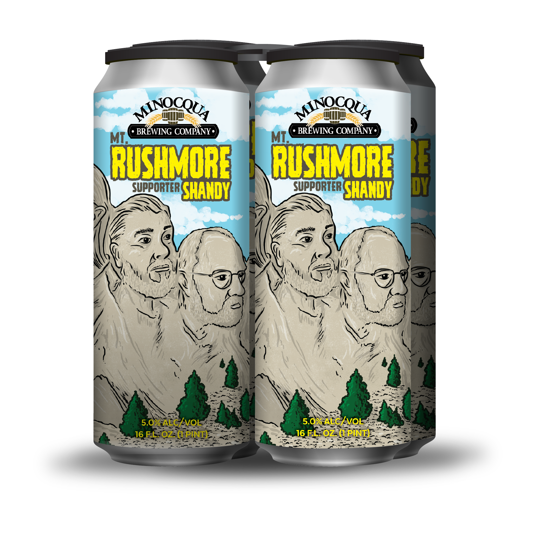 Mt. Rushmore Supporter Shandy, 16oz 4pk