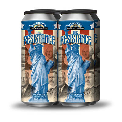 Resistance Pilsner, 16oz 4pk