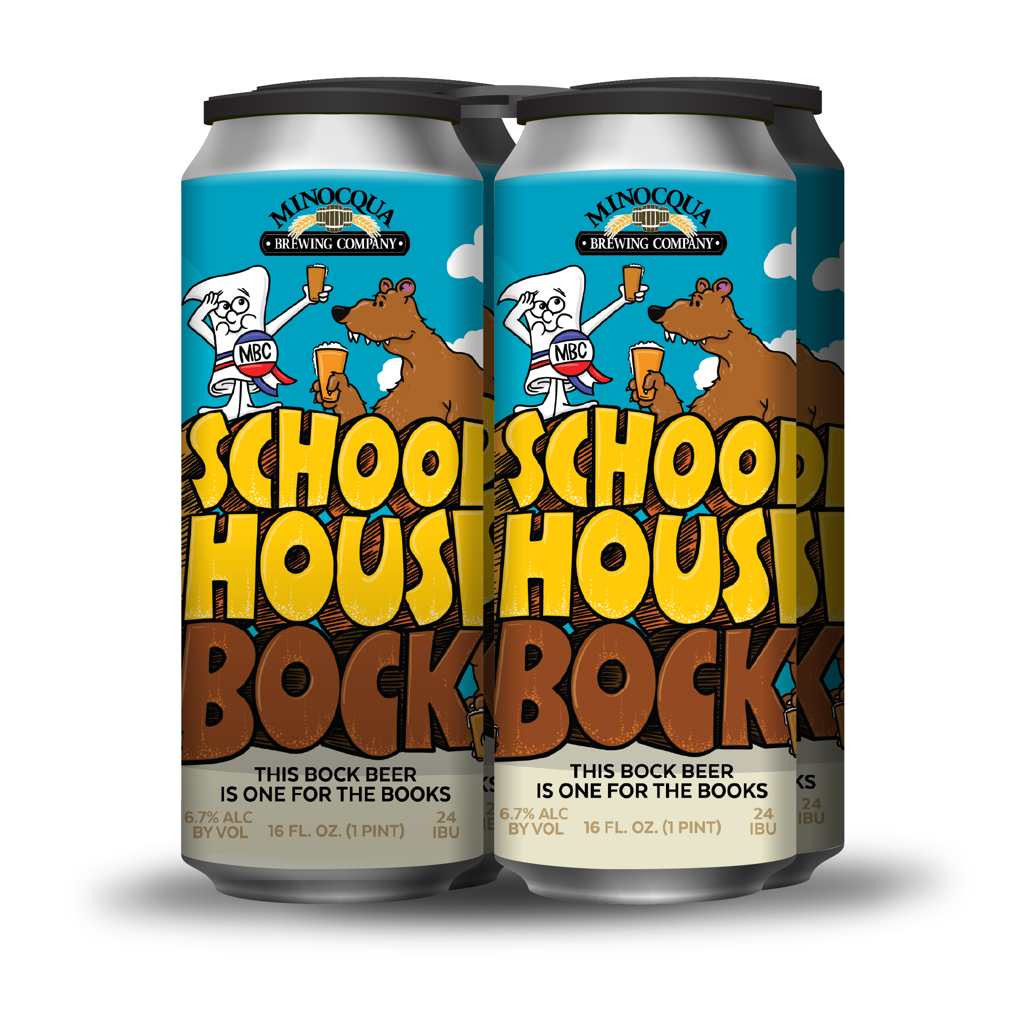 School House Bock, 16oz 4pk