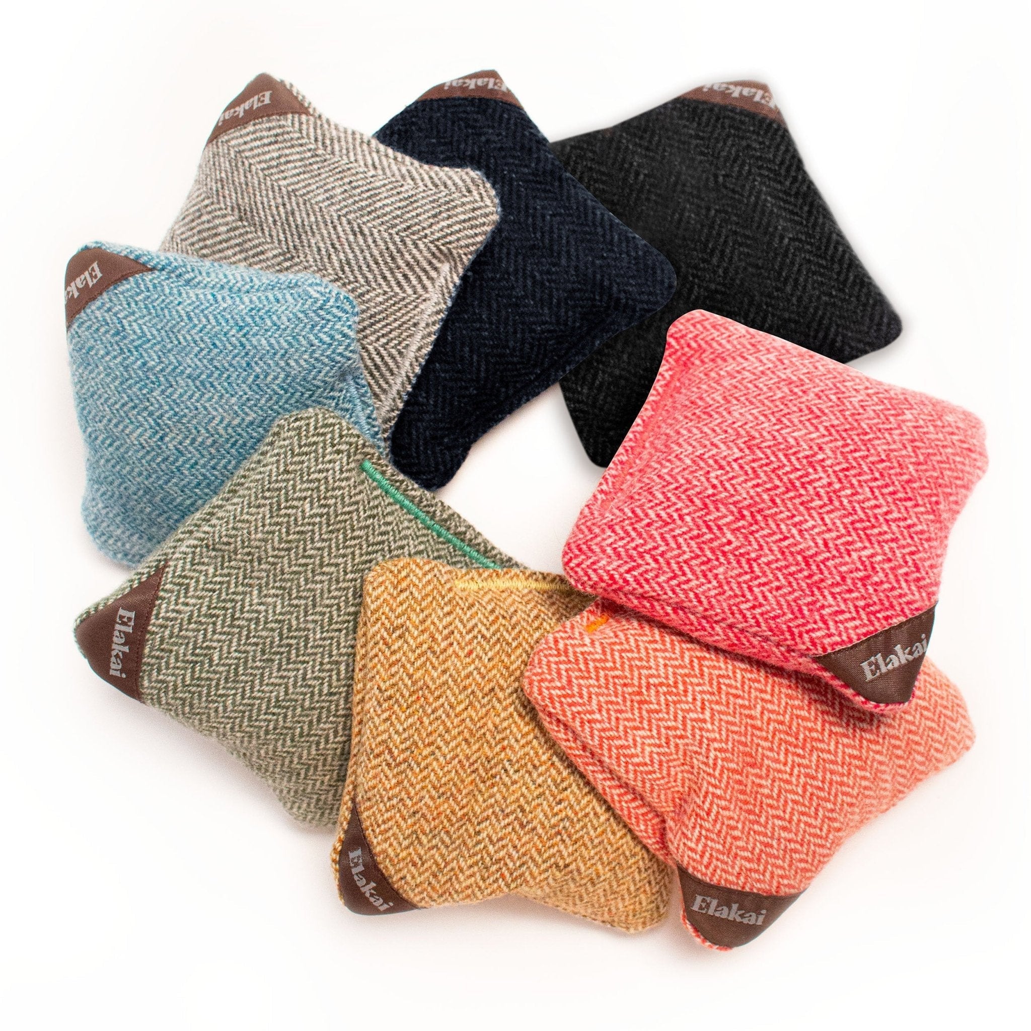 4-in Travel Herringbone Cornhole Bags | Premium All-Weather Collection