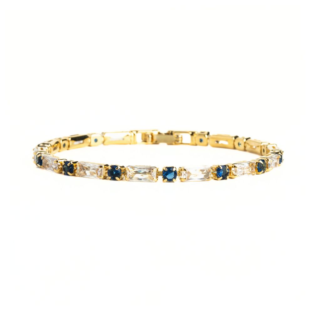 Glimmer Something Blue Tennis Bracelet