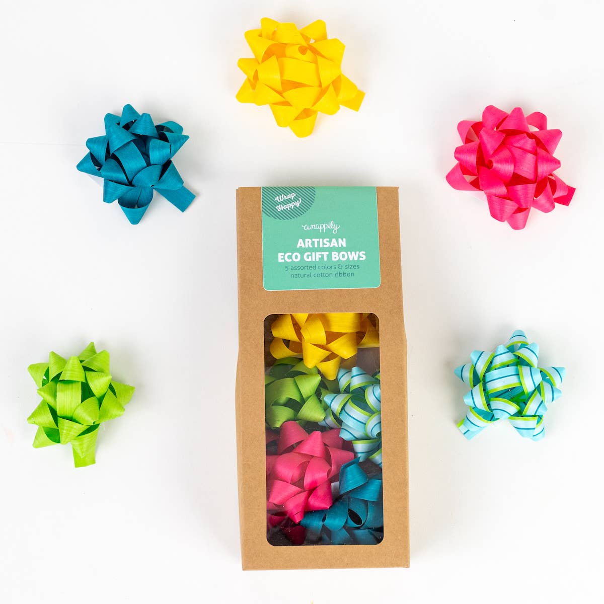 Eco Gift Bows – Compostable Cotton Gift Bows, Plastic-Free | Artisanal