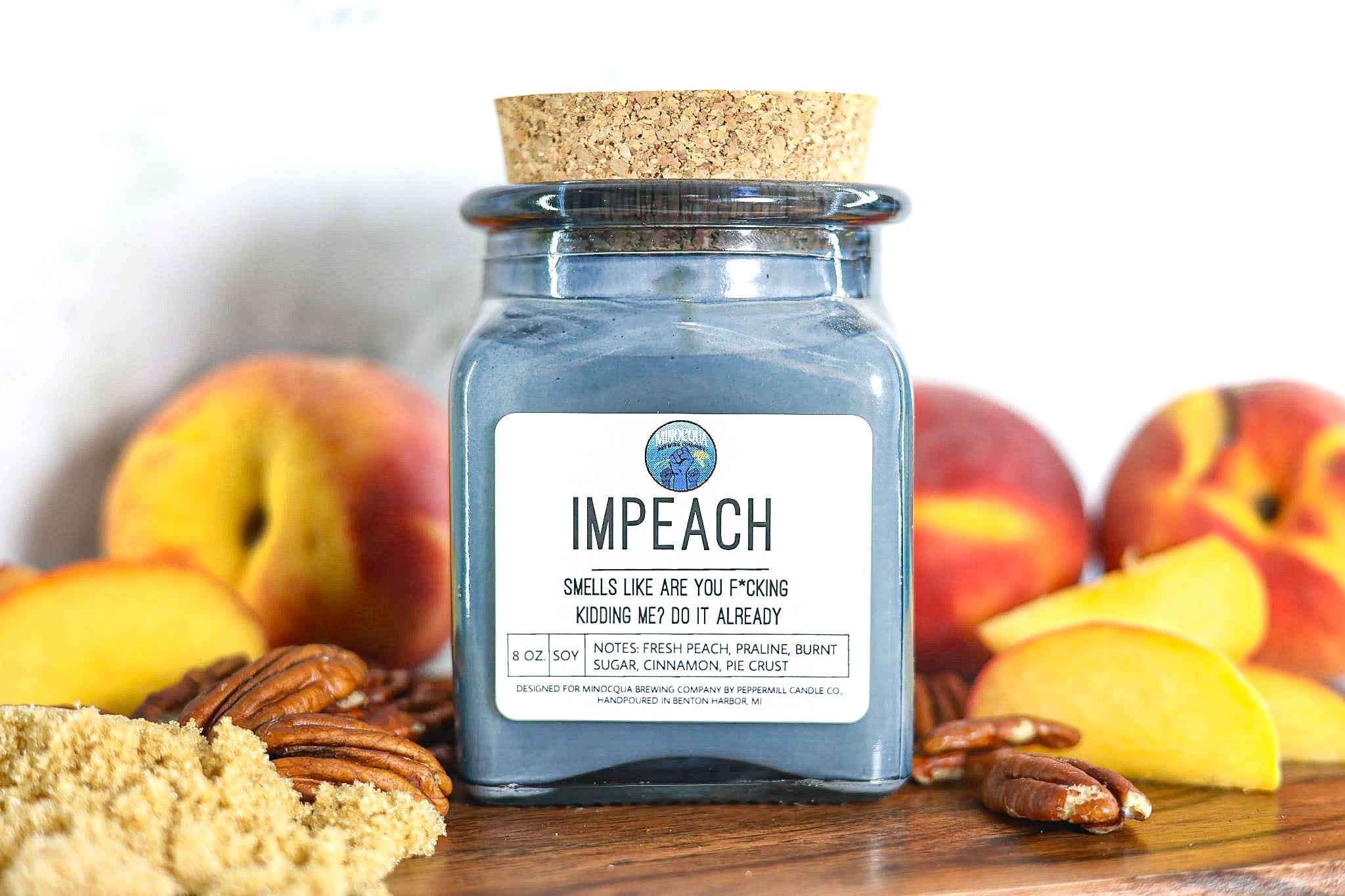 IMPEACH * in Partnership with Minocqua Brewing Company - Candle