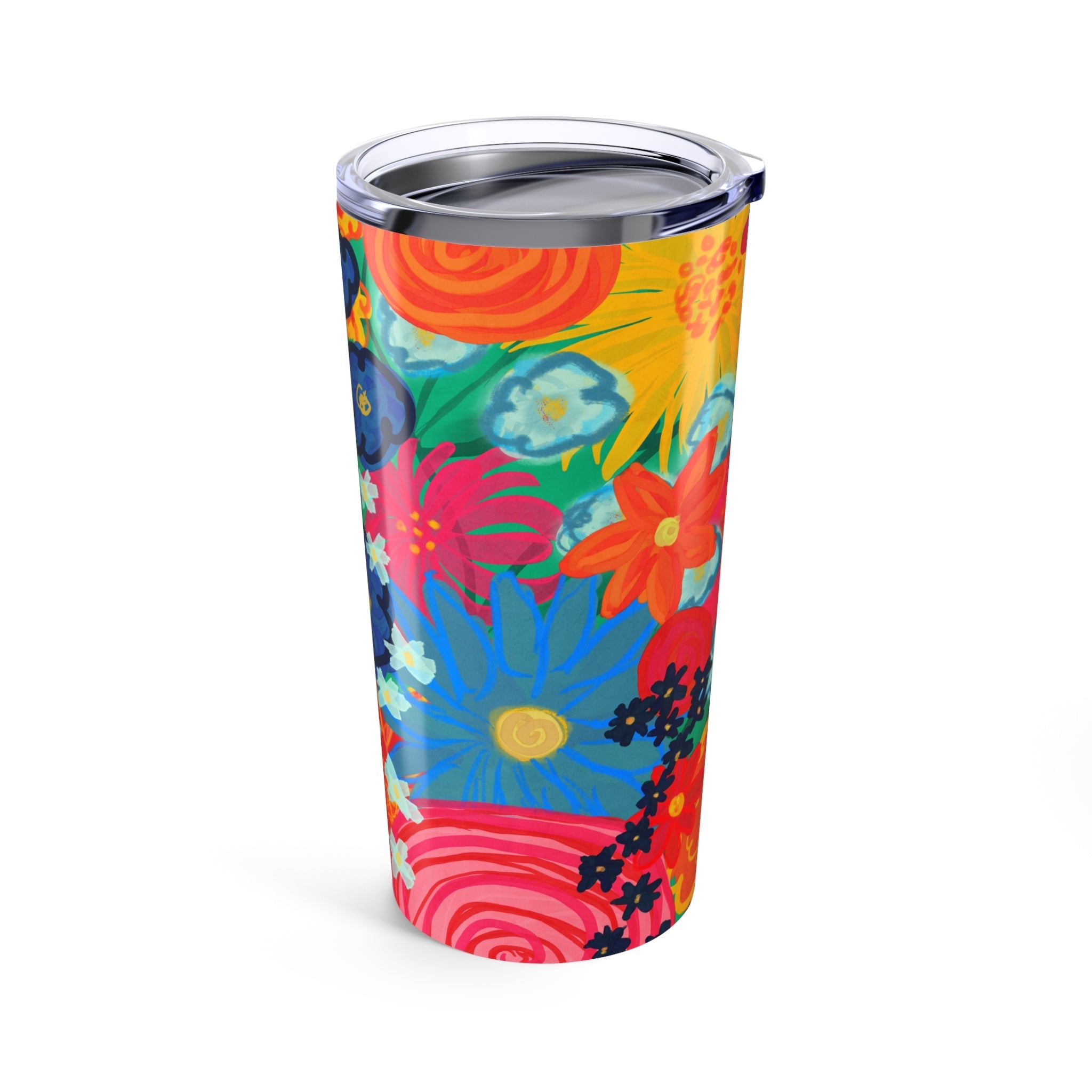 Bespattered Facade Bold Florals Tumbler 20oz