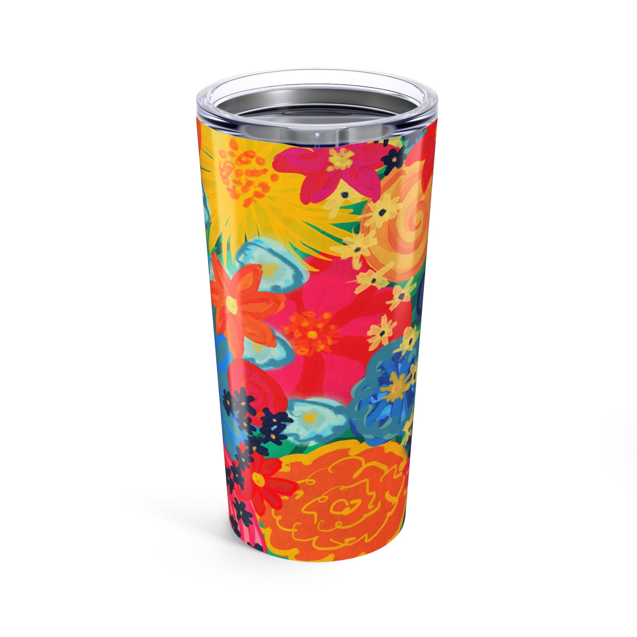 Bespattered Facade Bold Florals Tumbler 20oz