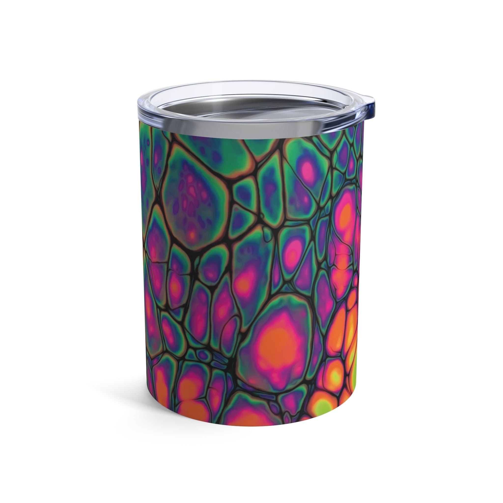 Bespattered Facade Neon Butterfly Tumbler 10oz
