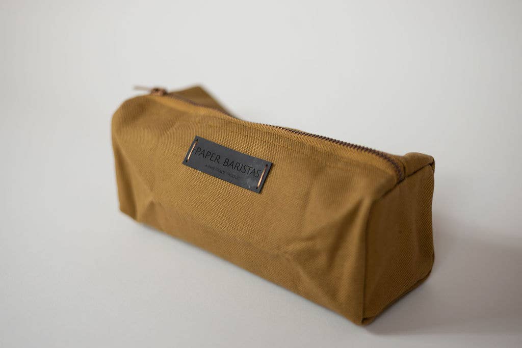 Recycled Canvas Pencil Bag | Leak-Proof, Washable & Eco-Friendly