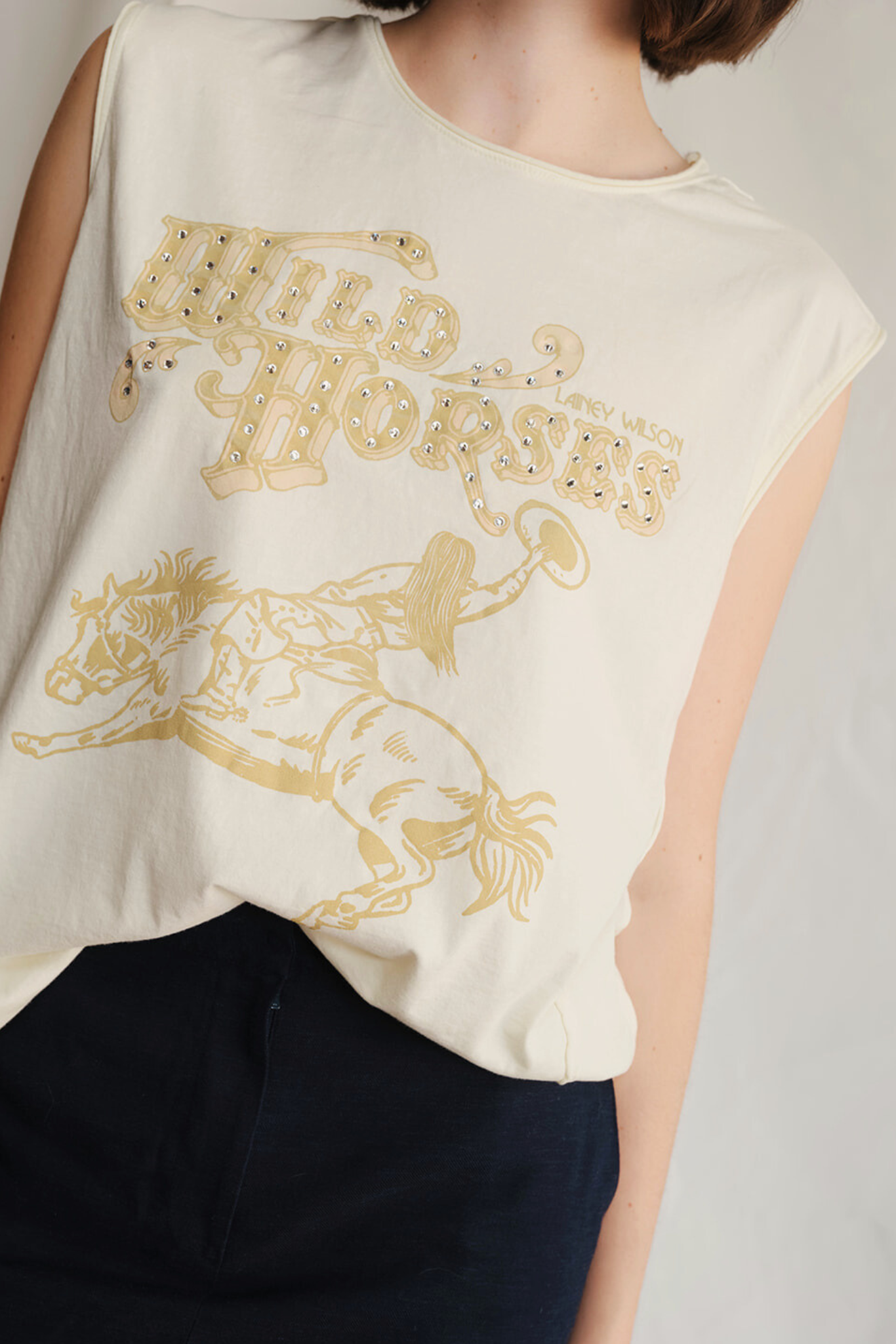 Lainey Wilson Wild Horses Sleeveless Top