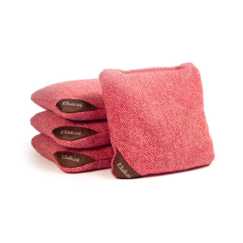 6-in Herringbone Cornhole Bags | Premium All-Weather Collection