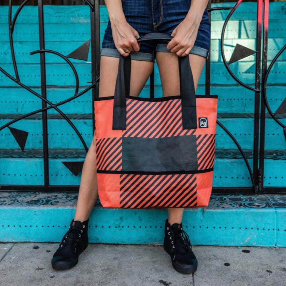 Ad Bag Upcycled Banner Tote