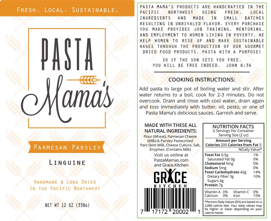 Parmesan Parsley Linguine by Pasta Mama's