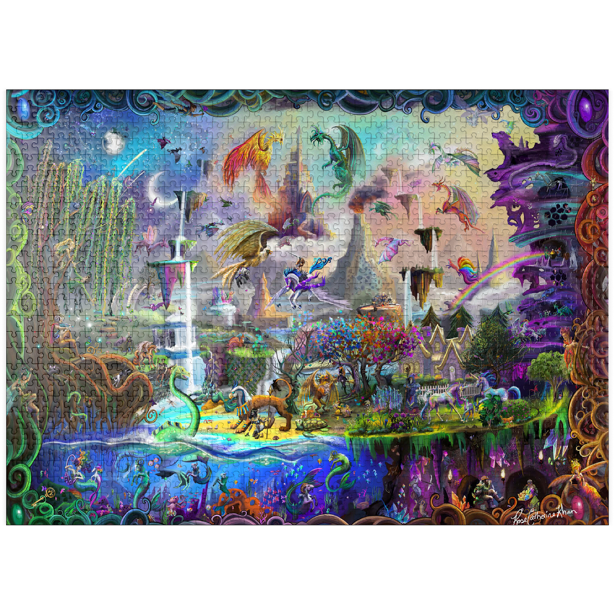 Rose Khan : Magical Mythology 1000 Piece Puzzle (Signed By Artist)