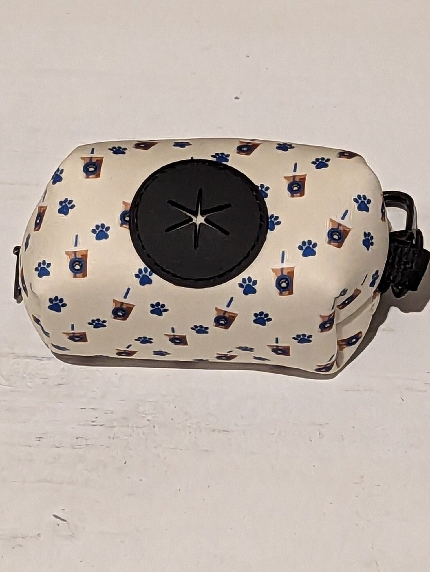 Dog waste bag poop bag roll holder
