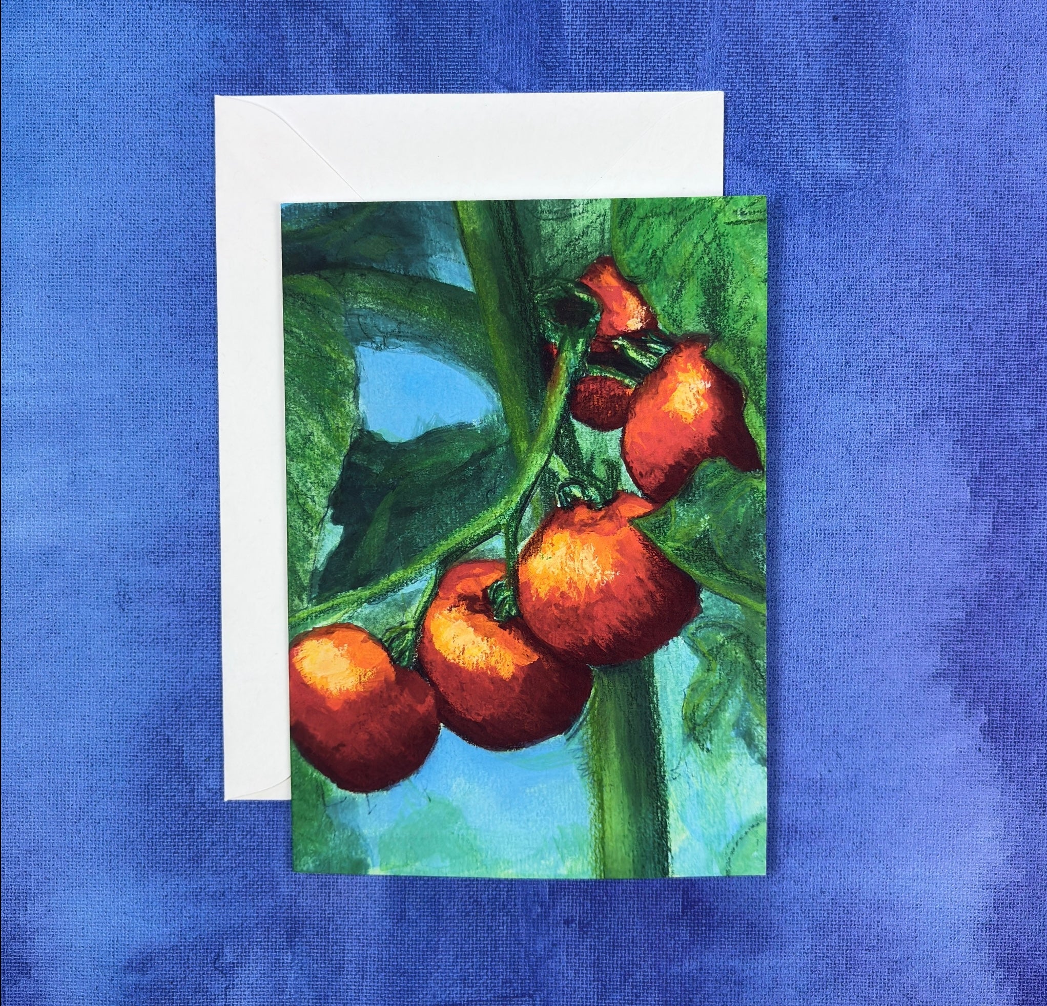 Sun-Kissed Tomatoes - Greeting Card