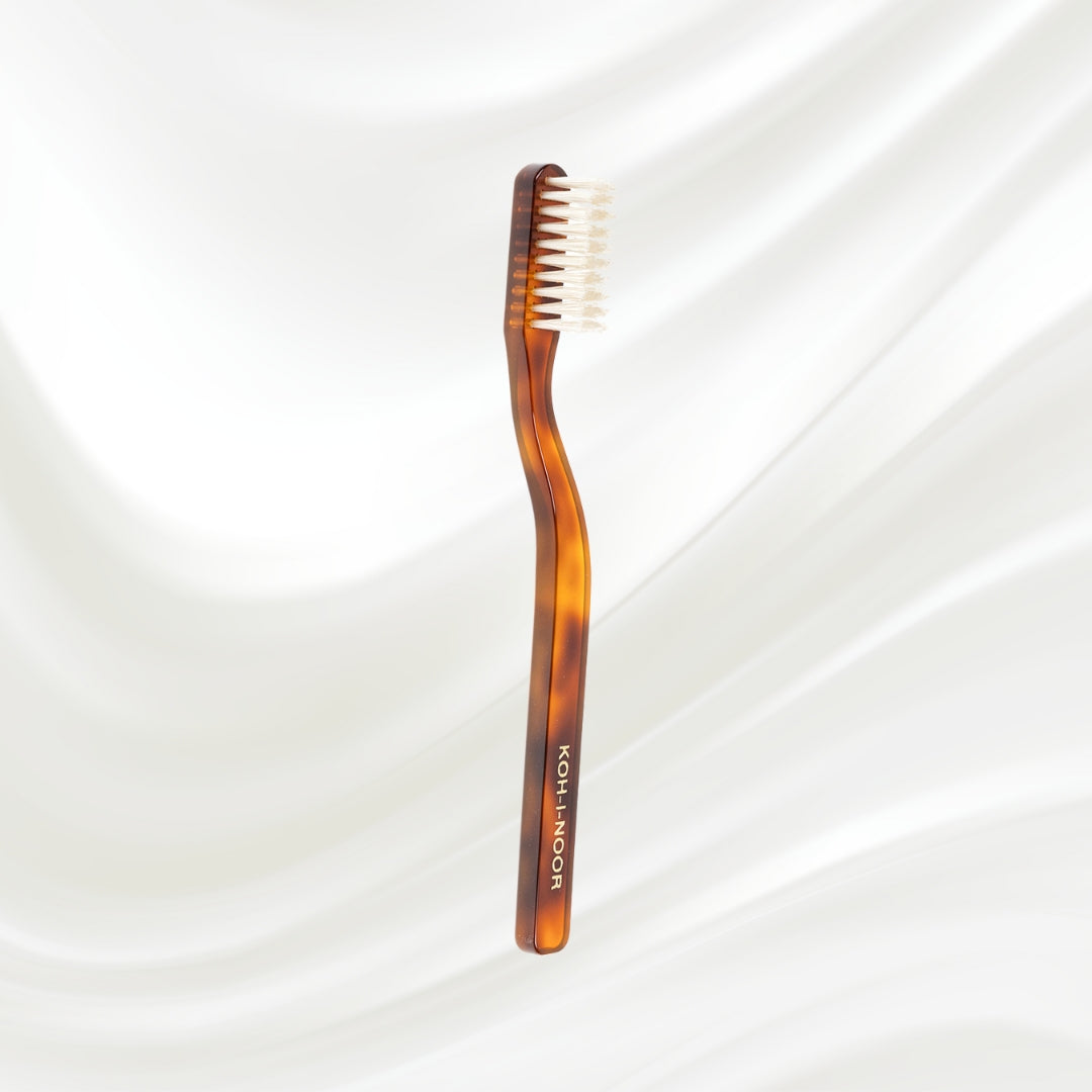 Jaspè Natural Bristle Toothbrush - Eco-Friendly Cellulose Acetate Handle
