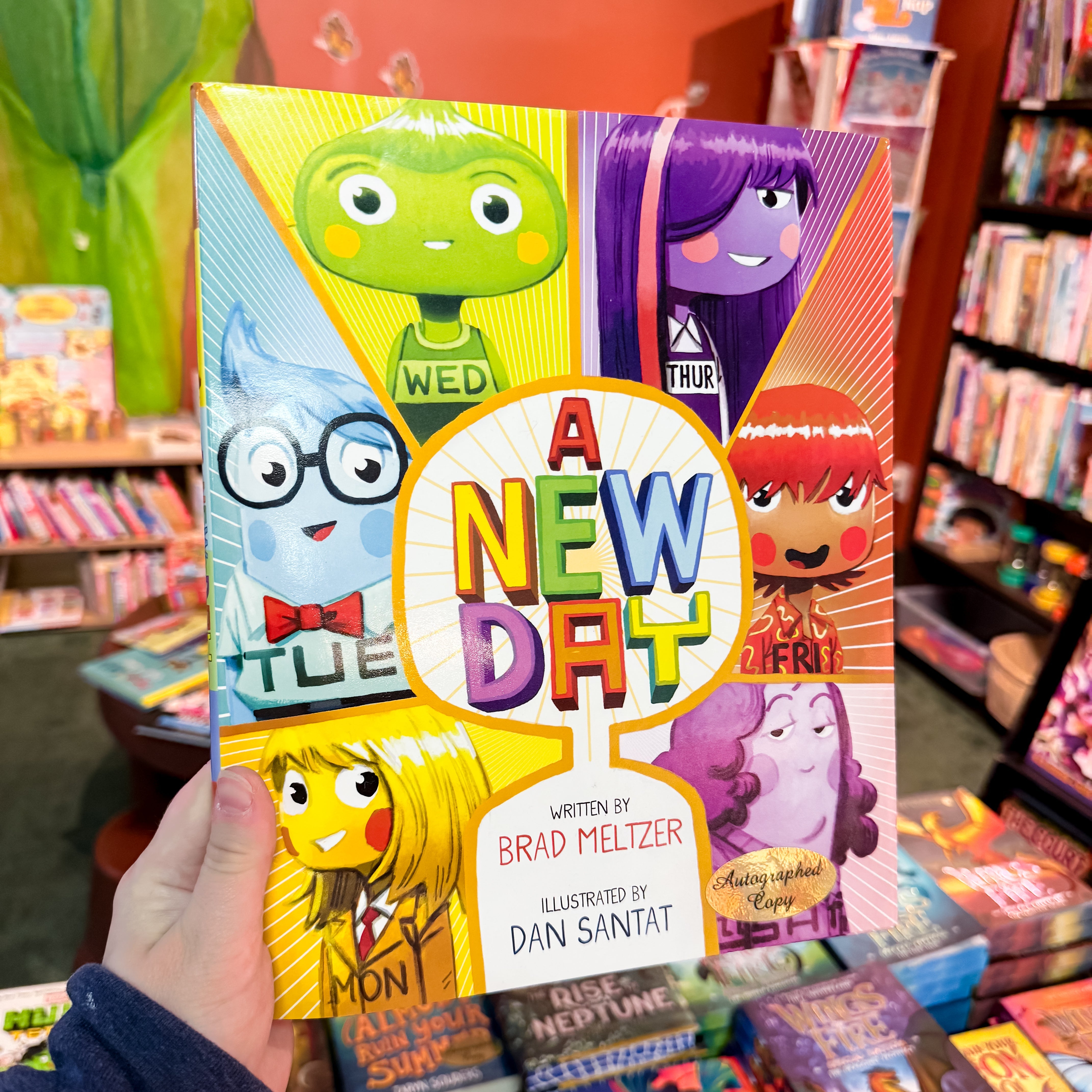 A New Day by Brad Meltzer, Dan Santat (SIGNED)