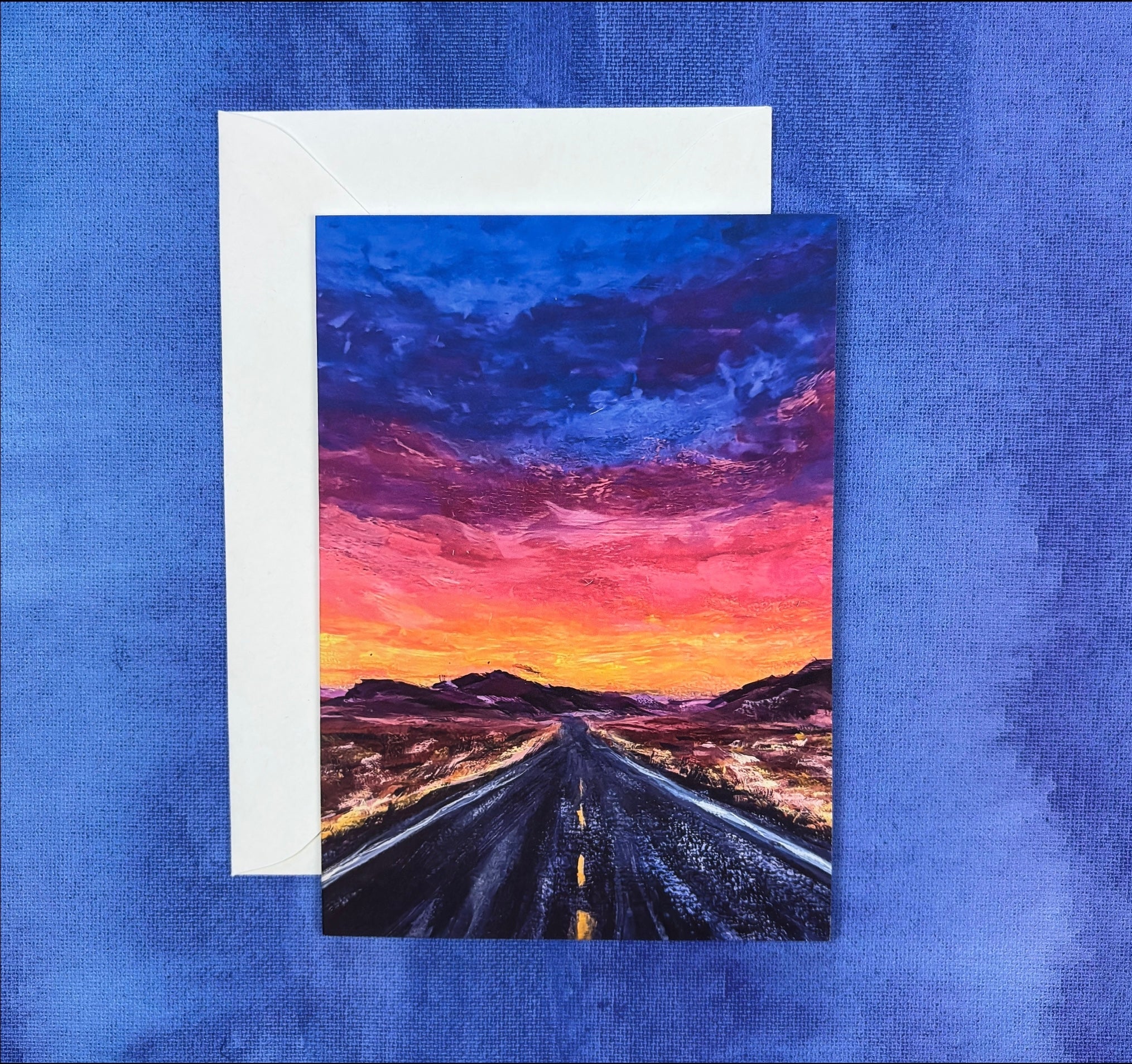 Desert Blaze - Greeting Card