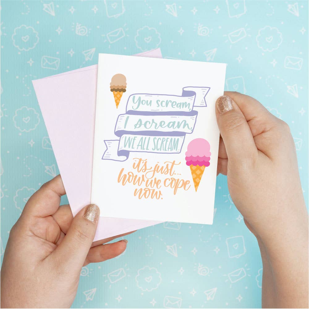 Ice Cream Funny Greeting Card