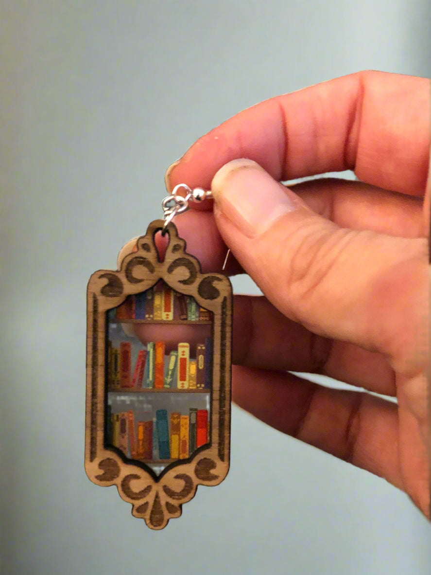 Earrings - Bookish