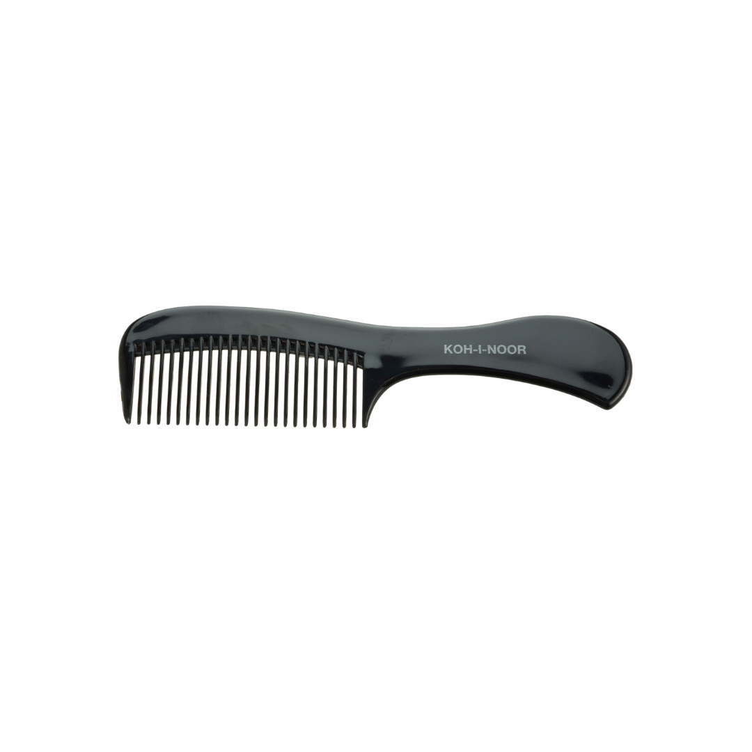Professionale Wide Tooth Comb with Handle - Detangling for Curly & Frizzy Hair