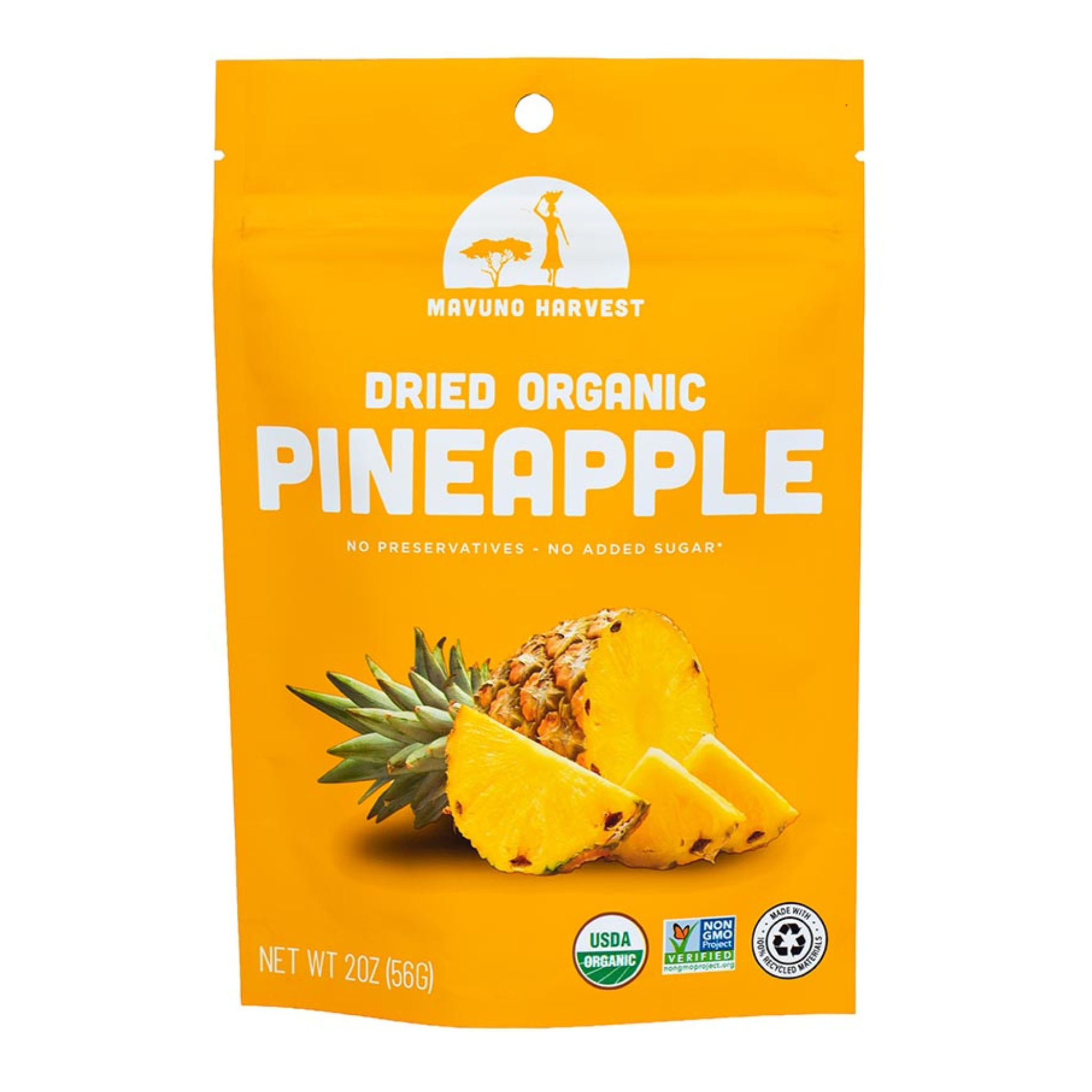 Organic Dried Pineapple