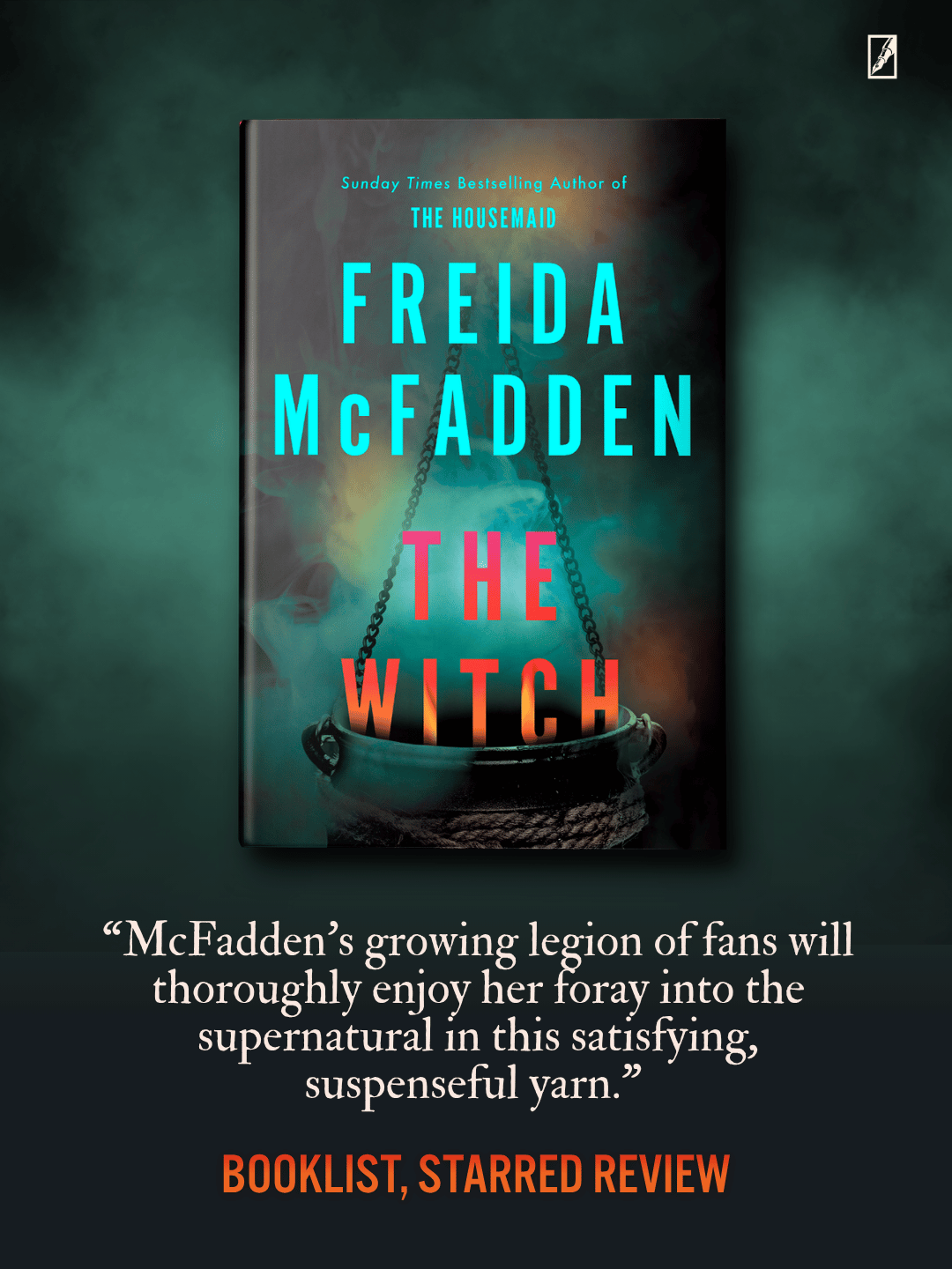 The Witch by Freida McFadden (SIGNED COPY) (DAMAGED)