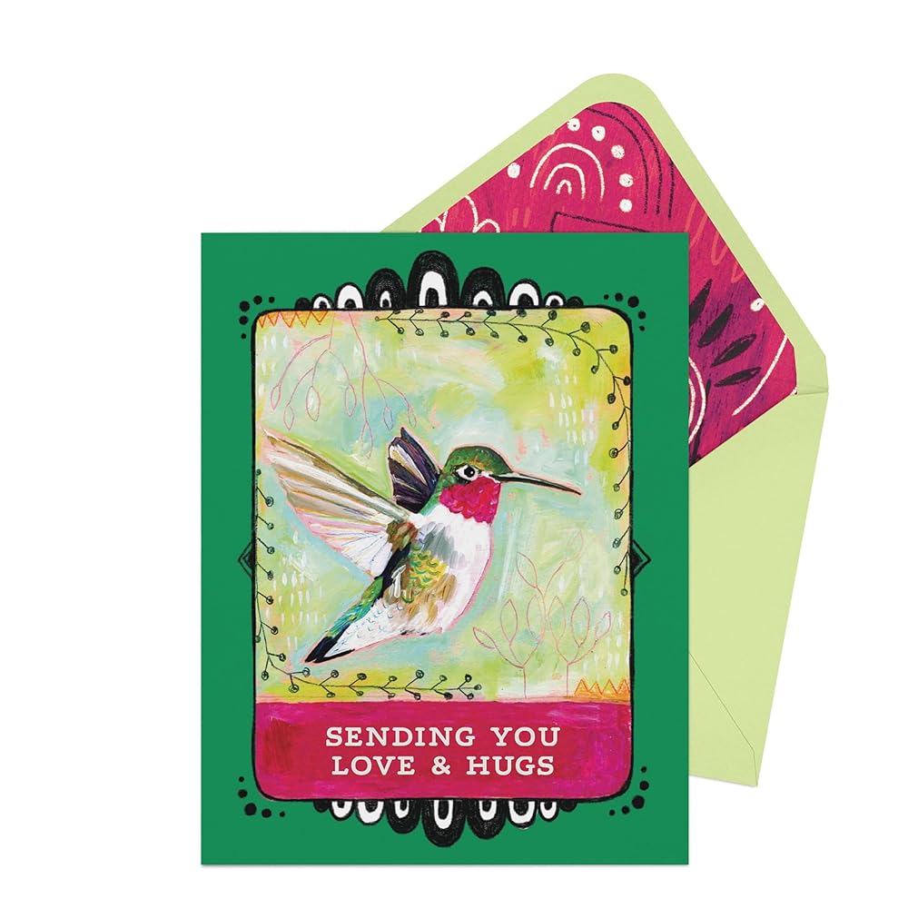 Hummingbird Empathy Card (Jessica Swift for Em & Friends Greeting Cards) by Em & Friends