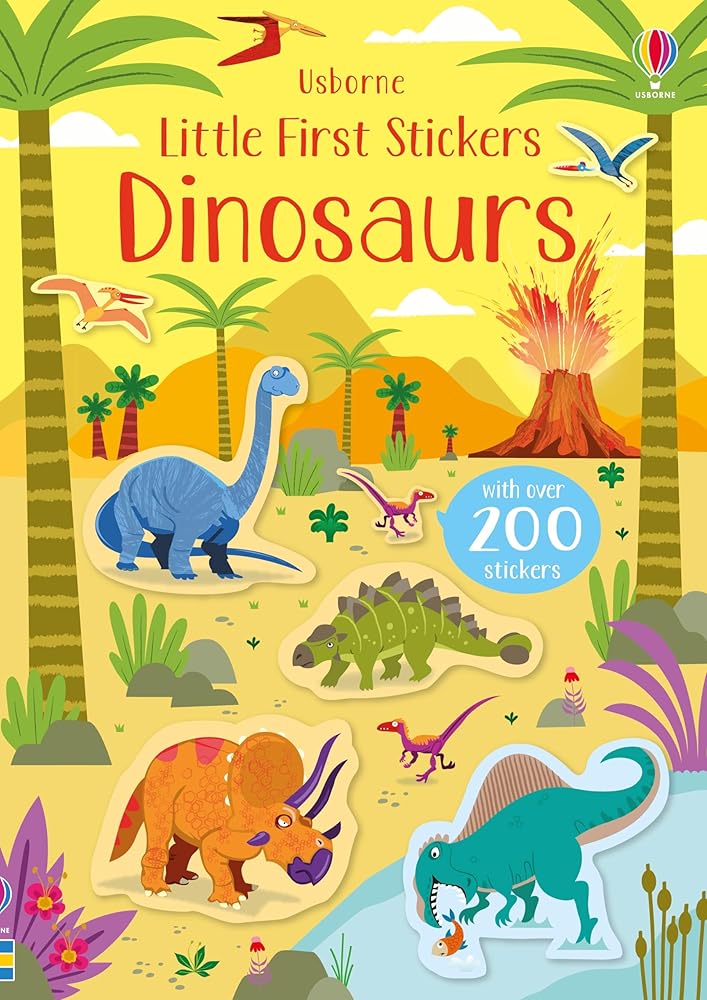 Little First Stickers Dinosaurs by Kirsteen Robson, Paul Nicholls, Stella Baggott