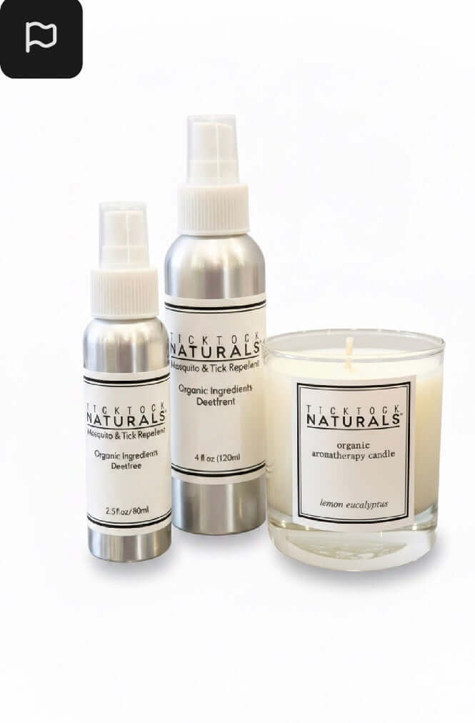 Tick Tock Naturals Organic Insect Repellent Backyard Bundle