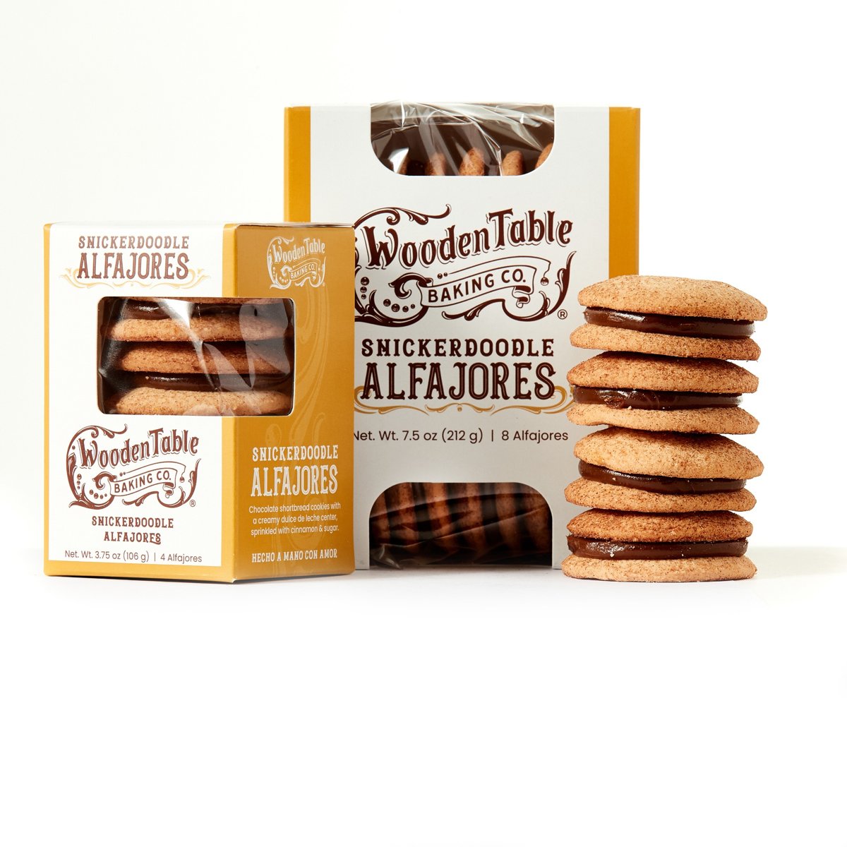 Snickerdoodle Alfajores Cookie