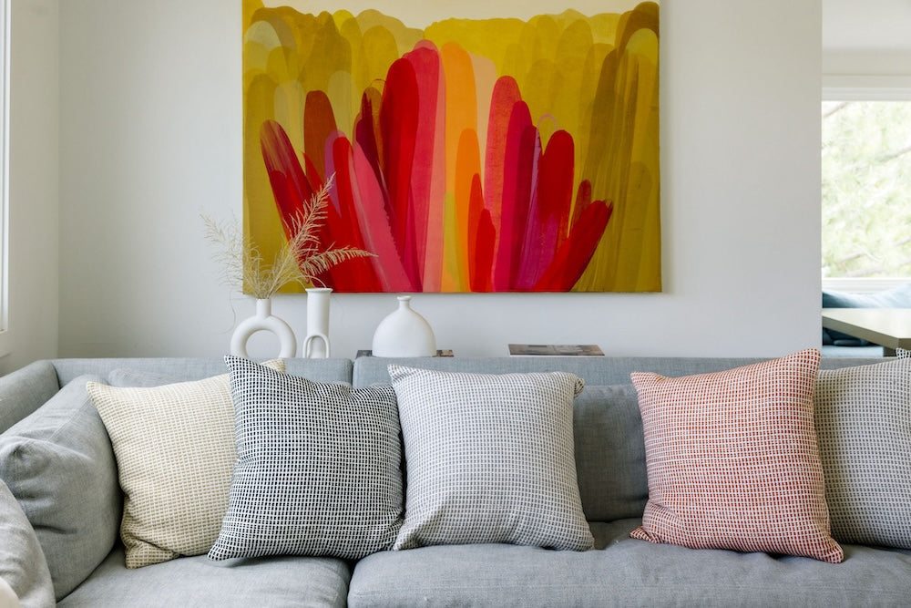 Akobo Handwoven Ethiopian Cotton Throw Pillow Cover
