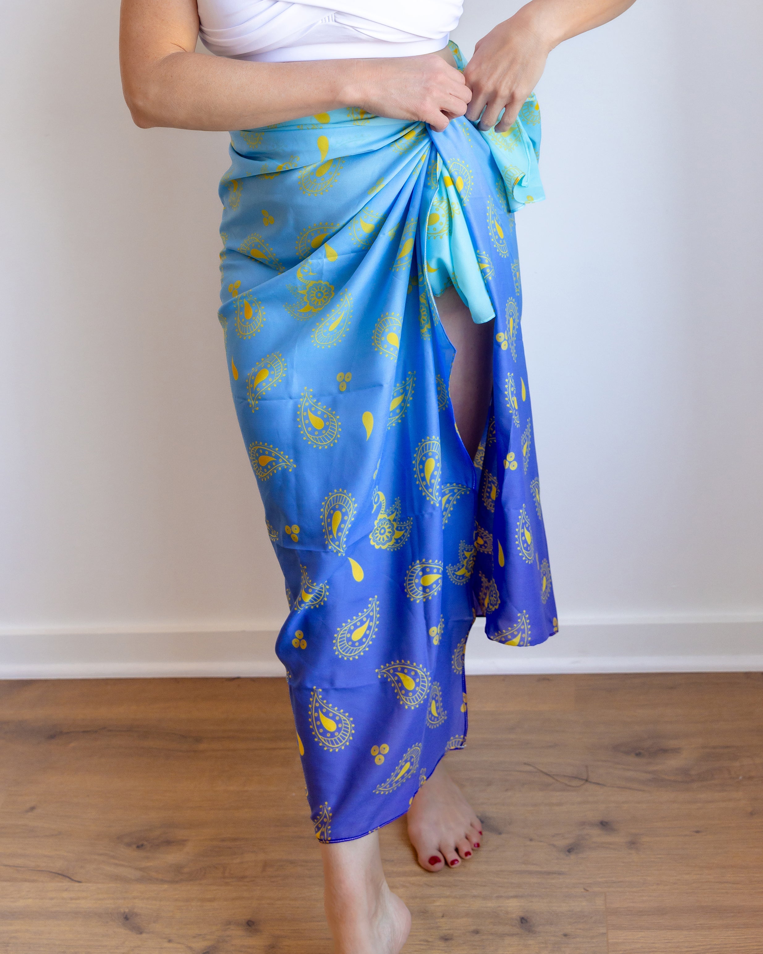 Peacock Henna Women's Swim Cover