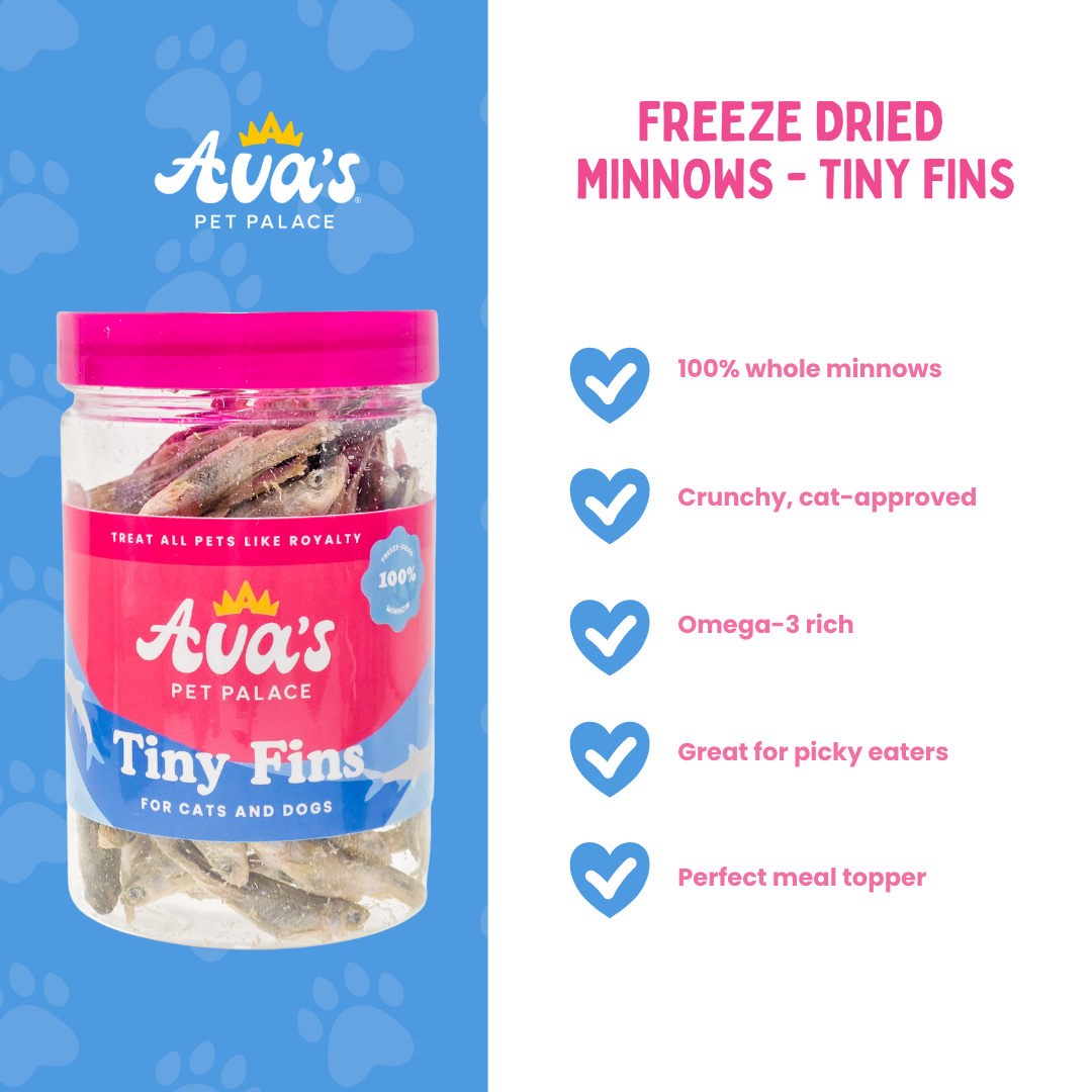Freeze Dried Minnows - Tiny Fins