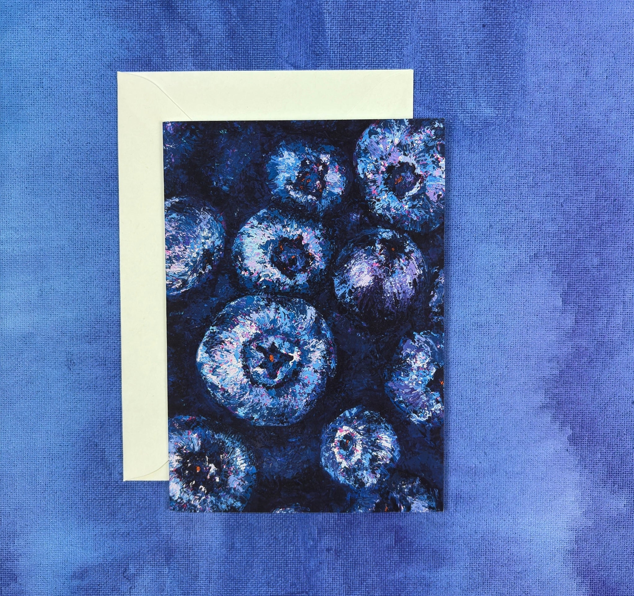 Blueberry Bounty - Greeting Card