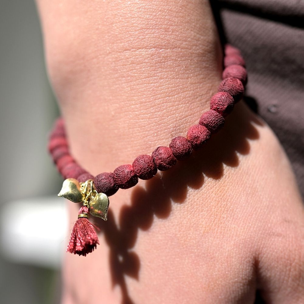 Kantha Connection Bracelet - Love
