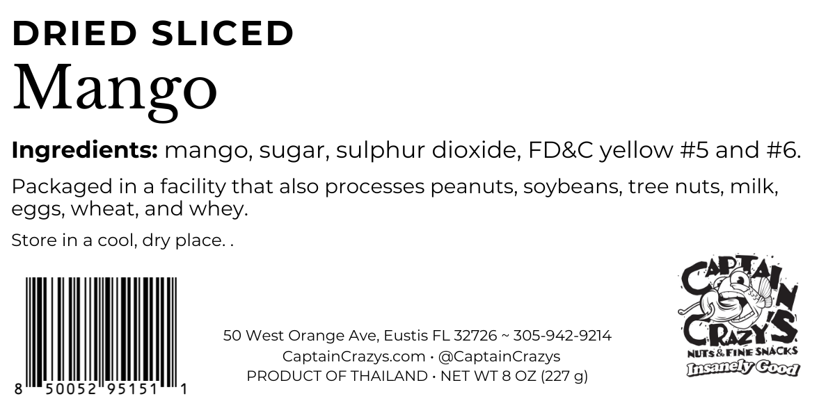 Dried Mango Slices