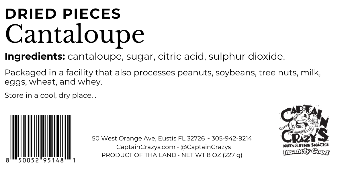 Dried Cantaloupe Slices