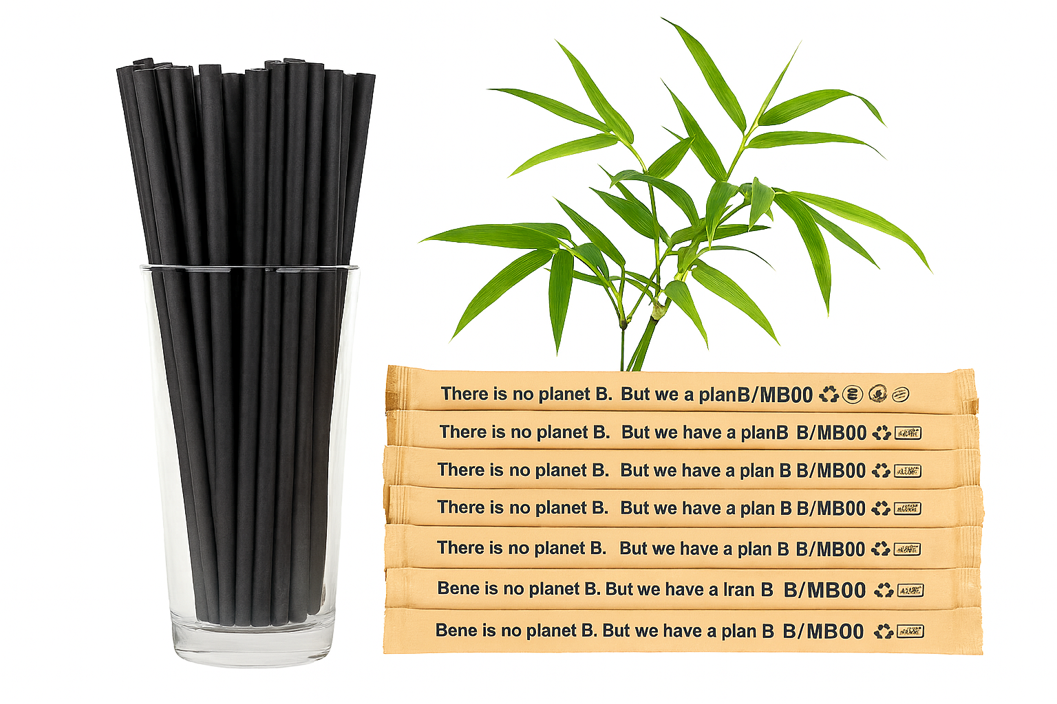 Bamboo Straws Bulk Case of 4,800 – 8" Straws Individually Wrapped -  Perfect for Water, Soda, Iced Coffee, and Everyday Drinks
