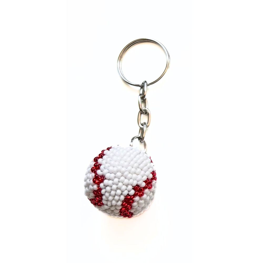Beaded Keychain - Sports Ball