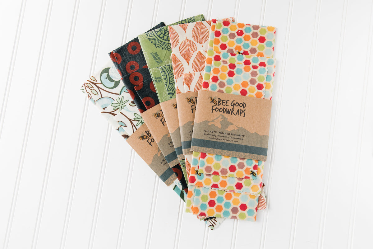 Green Mandalas Beeswax Wrap Collection