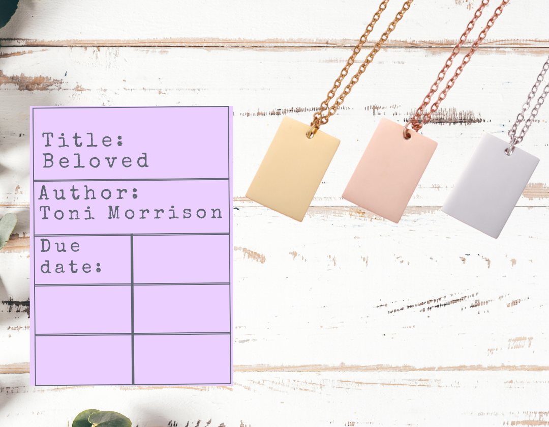 Banned Books Necklace | Library Card Charm | Book Lover Gift for Readers