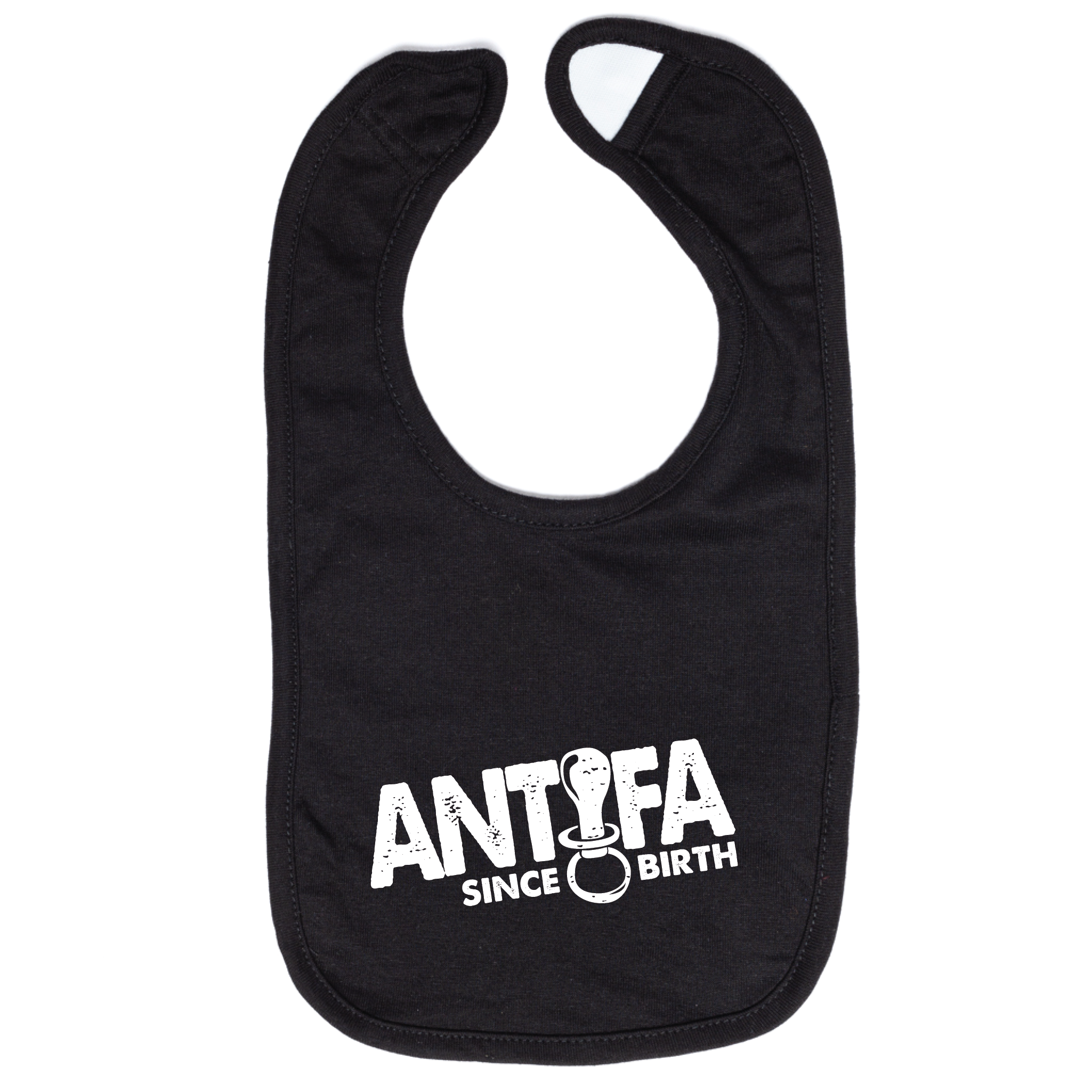 "Antifa Since Birth" Baby Bib