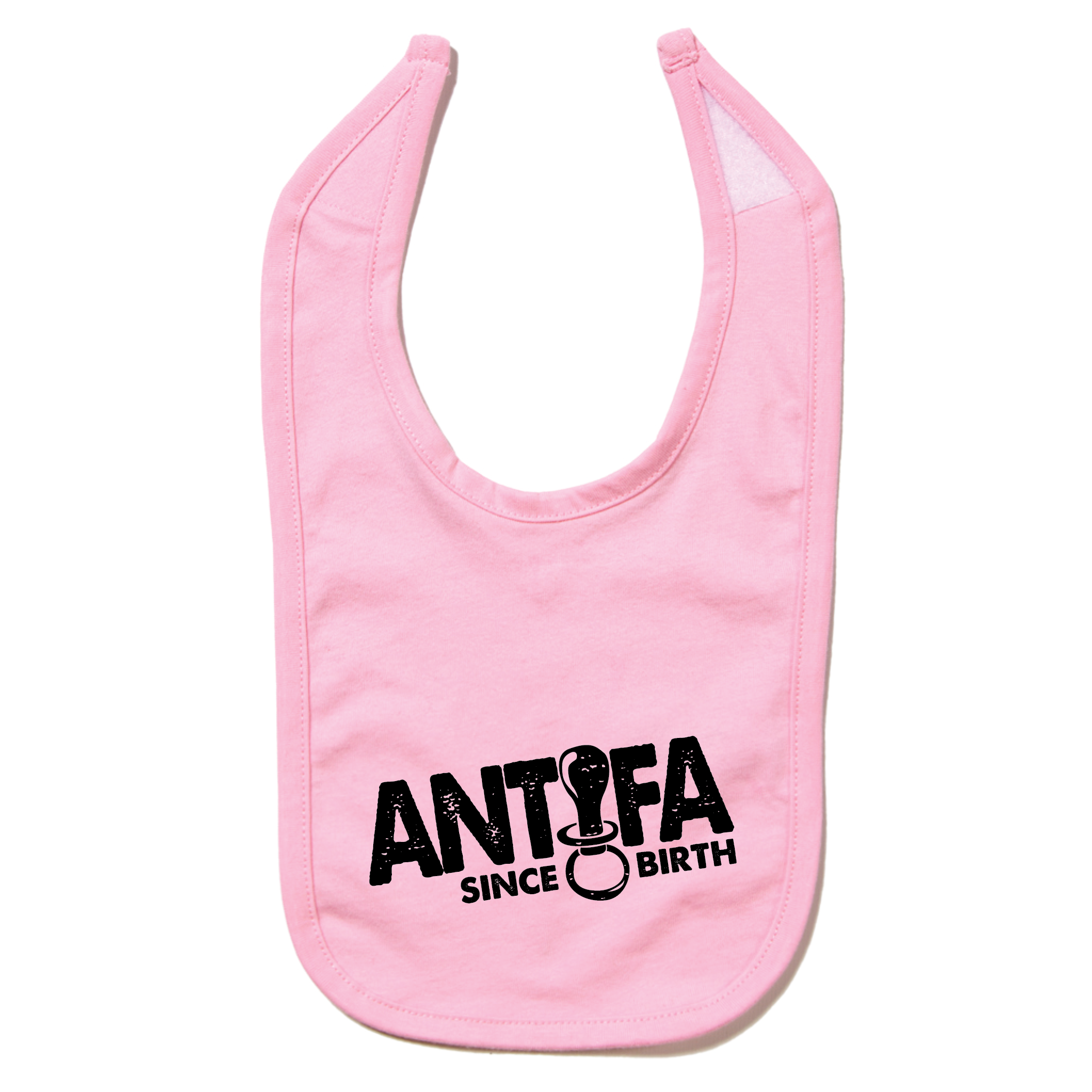 "Antifa Since Birth" Baby Bib