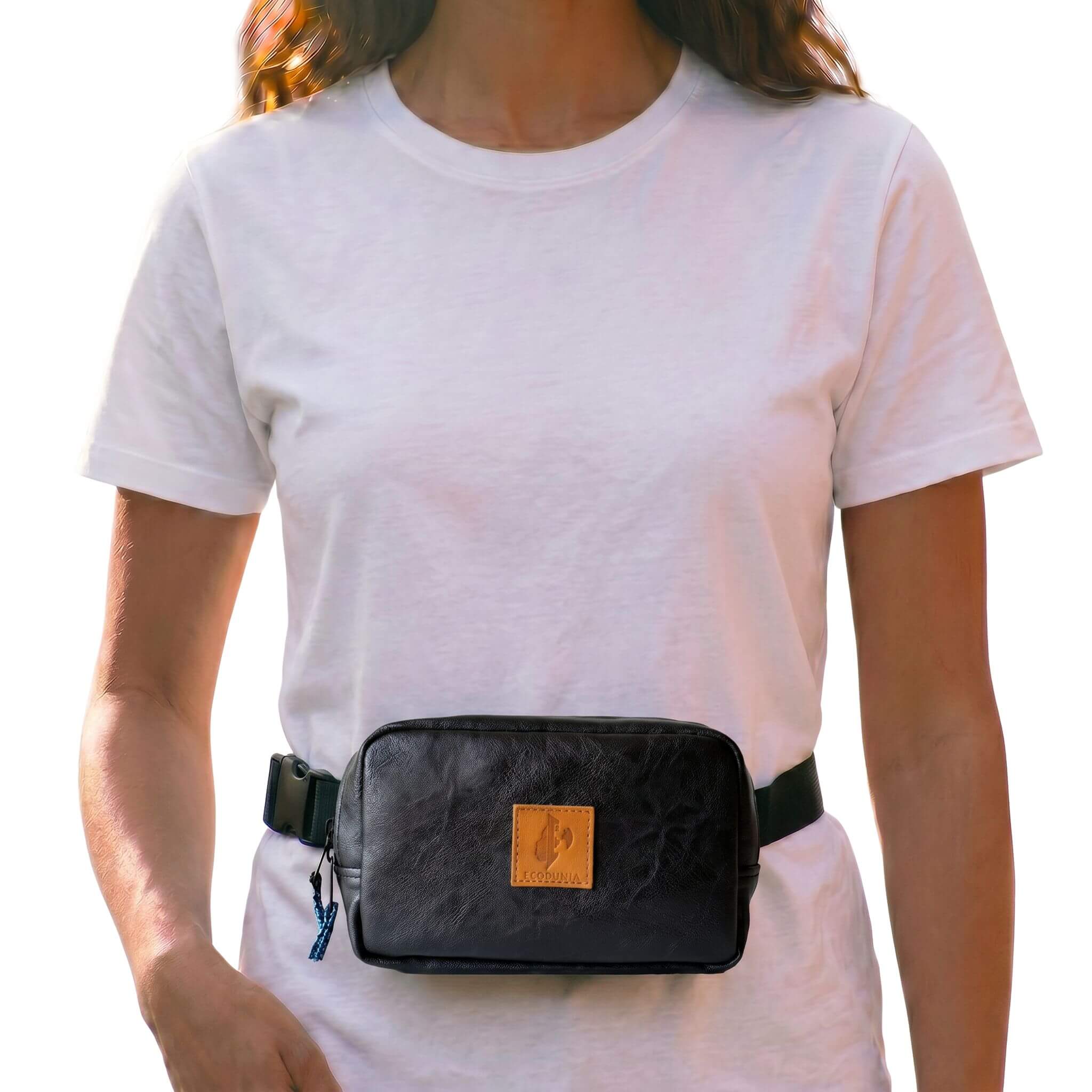 Vegan Leather Belt Bag, Crossbody Fanny Pack