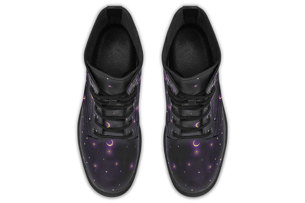 Vegan Ankle Boots - Starry Night