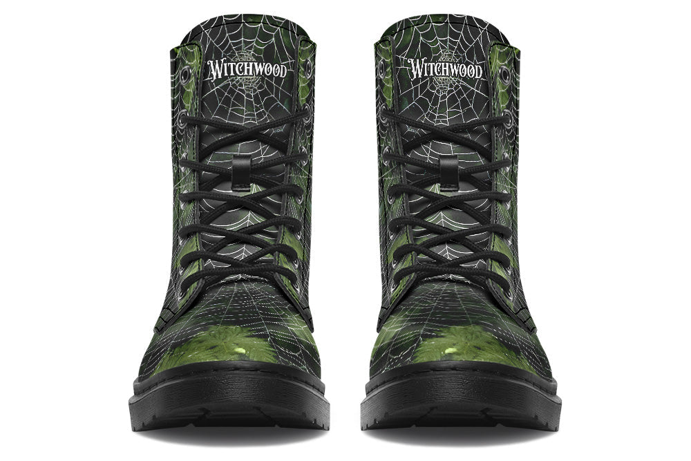 Vegan Ankle Boots - Garden Webs