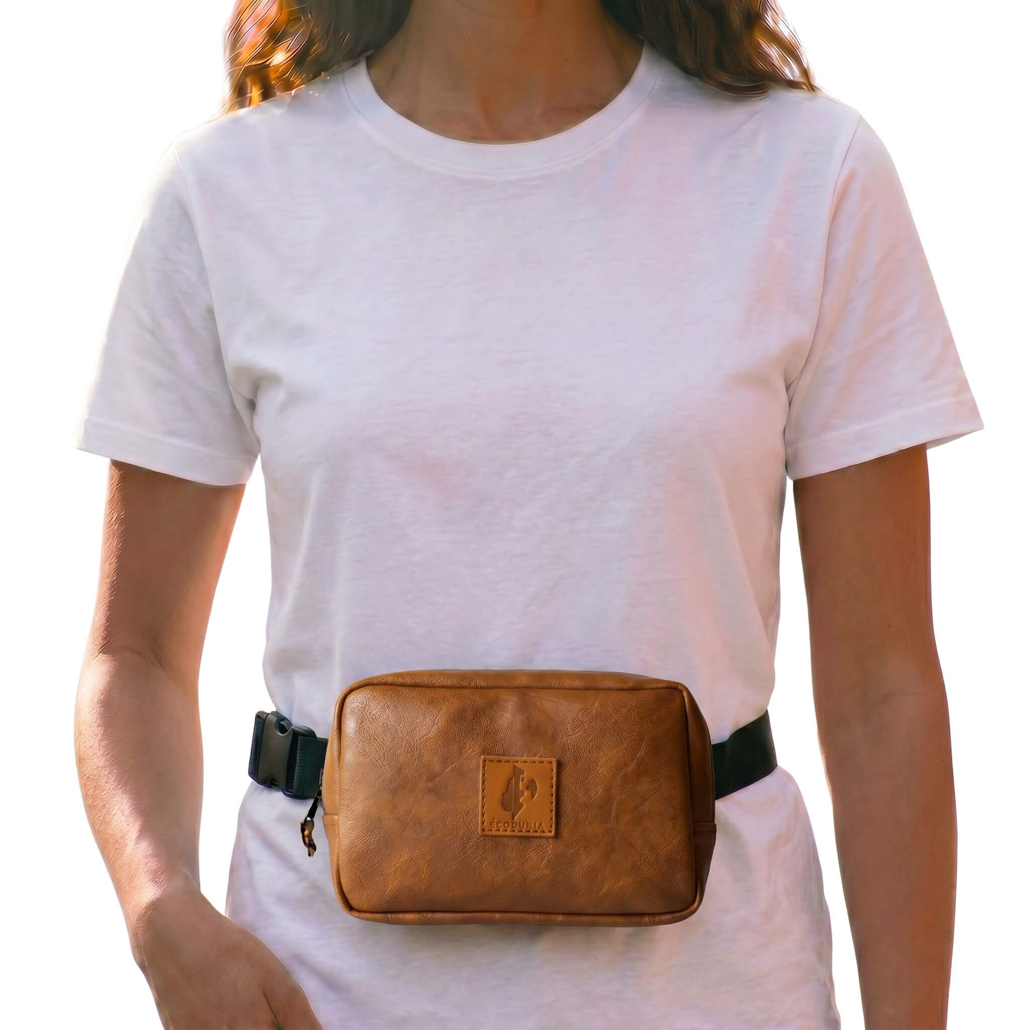 Vegan Leather Belt Bag, Crossbody Fanny Pack