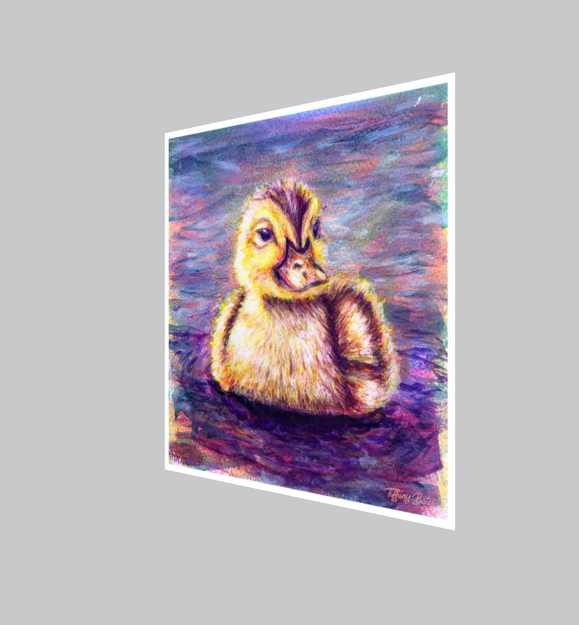 Darling Duckling - Fine Art Print - 8” x 8”
