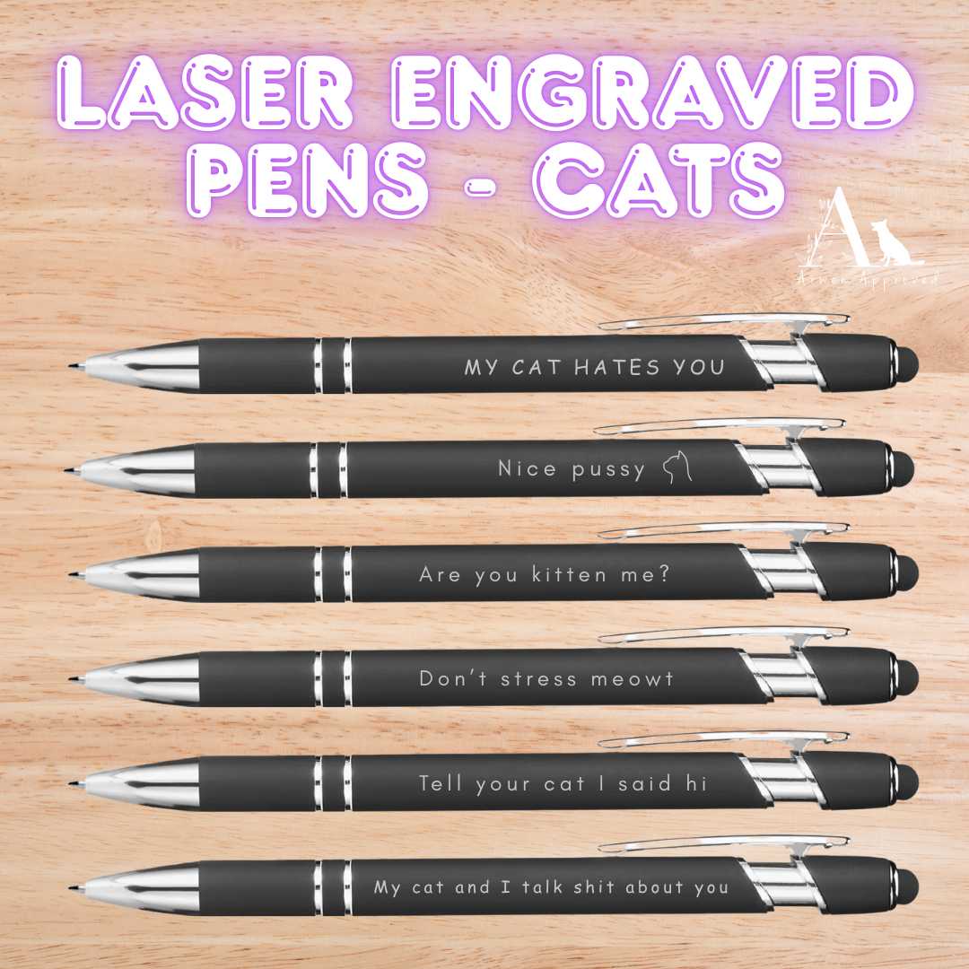 Pens - Cat themed pen Set of pens Sarcastic pens